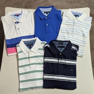 Lot of 5 - Tommy Hilfiger Polo Shirts XXL Preowned